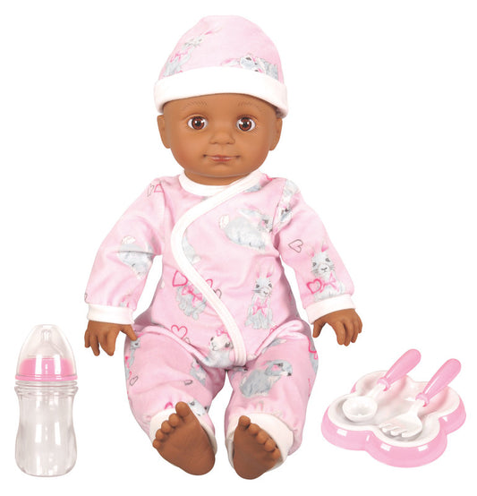 Lotus Lily & Lace -Baby 18" Soft-bodied Baby Doll – Afro-American 1 - Laadlee