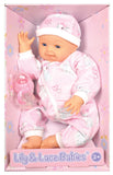 Lotus Lily & Lace -Baby 18" Soft-bodied Baby Doll – Caucasian - Laadlee