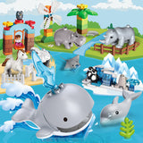 Feelo Amazing Animal Journey Building Blocks Set - 186pcs