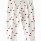 Jelliene All Over Printed Knit Sweat Pants - White Bug - Laadlee