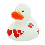 Lilalu Duck With Red Hearts - White