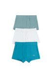 Anvi Baby Boxer Brief Underwear Set of 3 - Blue/White/Green