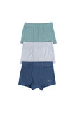 Anvi Baby Boxer Brief Underwear Set of 3- Green/Grey/Navy