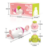 Mideer Pull Down Water Gun - Pink Airplane