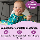 Tidy Tot Bib Long Sleeve - Owls