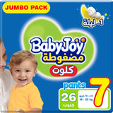 BabyJoy Cullote Diapers Jumbo Pack Xxxl - Size 7 - 18 - 25Kg - 26Pcs