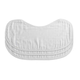 Anvi Baby Set of 3 Organic Bamboo Burp & Bib Cloth - White