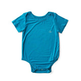 Anvi Baby Organic Bamboo Spandex Bodysuit - Blue
