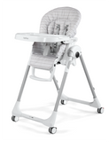 Peg Perego Prima Pappa Follow Me Multifunction High Chair - Linear Grey/ Grey