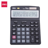 Deli Calculator Plastic 16 Digits Black 39259