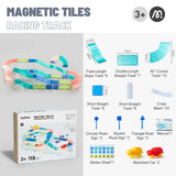 Mideer Grooved Magnetic Tiles - Racing Track