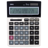 Deli Calculator Metal 14 Digits Golden E1672C