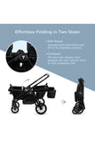 Teknum Reversible Wagon Stroller - Graphite Black