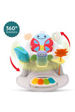 Teknum 2-In-1 Dining Chair, Toddler Play Seat With Pedal Piano - Butterfly