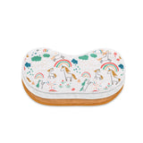 Anvi Baby Set of 3 Organic Bamboo Burp & Bib Cloth - Unicorn Dreams