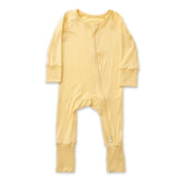 Anvi Baby Organic Zipper Sleepsuit - Lemon