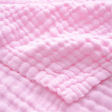 Anvi Baby Organic 6 layered Muslin Bath Towel - Tickled Pink