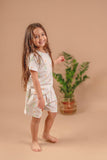 Tickle Sea Sparkle Organic Baby Muslin Shorts and Tee Set