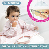 Bibado Coverall Weaning Bib - Pink