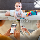 Chillax Giraffe Pro Max Portable Smart Baby Monitor- 5'' Hd Lcd Screen With Full Hd 1080P Wireless Camera