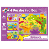 Galt Toys 4 Puzzles In A Box - Dinosaurs