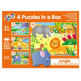 Galt Toys 4 Puzzles In A Box - Jungle