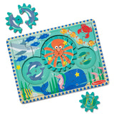 Melissa and Doug Underwater Wooden Gear Puzzle