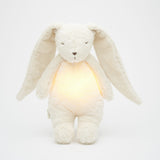 Moonie 2.0 Organic Humming Bunny Friend with Lamp - Polar