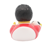 Lilalu Bath Toy Football Player Duck - Red & White
