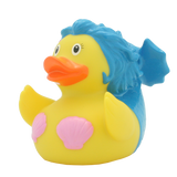 Lilalu Bath Toy Mermaid Duck - Blue & Yellow