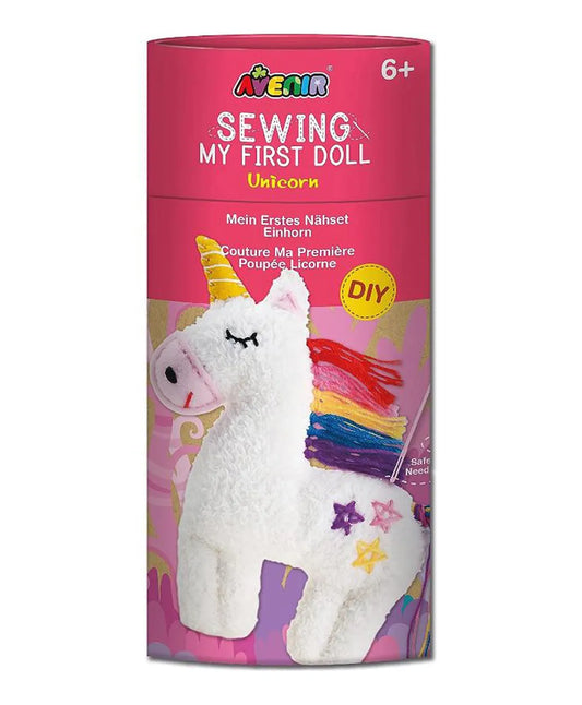 Avenir Sewing My First Doll Kit - Unicorn - Laadlee