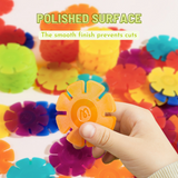 Mideer Colorful Snowflake Blocks - 200pcs