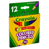 Crayola Colored Short Pencils - Pack of 12 - Laadlee