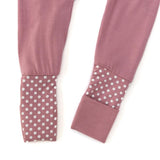 Anvi Baby Organic Zipper Sleepsuit - Lilac