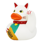 Lilalu Rubber Lucky Cat Duck