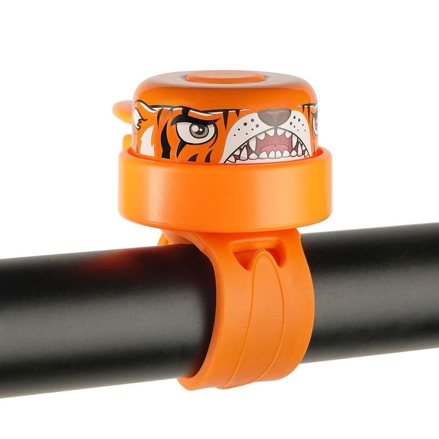 Crazy Safety Bicycle Bell Tiger - Orange - Laadlee