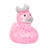 Lilalu Glitter Duck With Crown - Pink