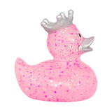 Lilalu Glitter Duck With Crown - Pink