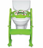 Karibu Frog Shape Cushion Potty seat with Ladder - Green - Laadlee