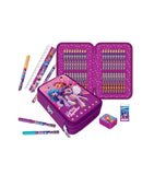My Little Pony 3 Zippers Pencil Case (Filled)