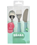 Beaba Stainless Steel Training Cutlery - Airy Green