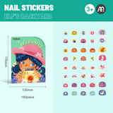 Mideer Bling Bling Nail Stickers Elf's Backyard - 180Pcs