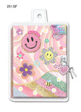 Hot Focus Groovy Flower Diary With Lock & Keys - Laadlee