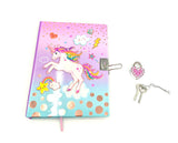 Hot Focus Unicorn Diary With Lock & Keys - Laadlee