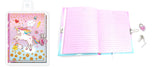 Hot Focus Unicorn Diary With Lock & Keys - Laadlee
