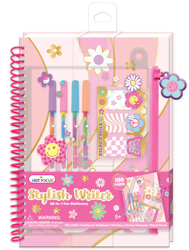 Hot Focus Groovy Flower Stylish Writer - Laadlee