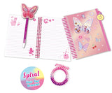 Hot Focus Tie Dye Butterfly Journal With Pouch - Laadlee