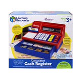 Learning Resources Pretend & Play Calculator Cash Register With Euro Money