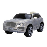 MYTS Bentley Bentayga Ride-On Car With Remote Control 12V - Silver