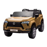 MYTS Kids Lexus GX550 Licensed Ride-On Jeep 12V - Golden